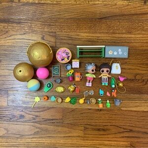 LOL Surprise OMG Dolls w/ Accessories Clothes Shoes Cup Backpack Garden Center